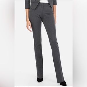 Express Dress Pants, Mid Rise Straight Leg Columnist Pant size 6R